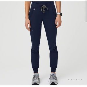 Figs Zamora Jogger Scrubs Navy